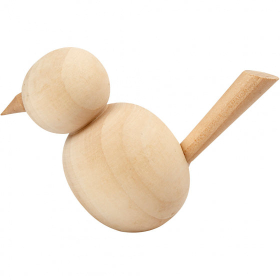 Vogel 7,6 cm bruin
