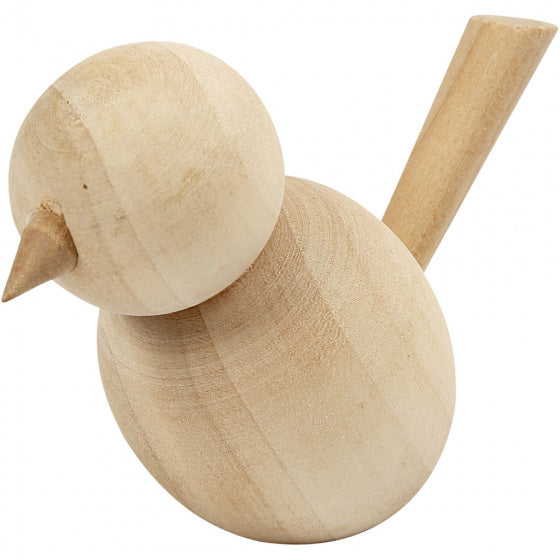 Vogel 7,6 cm bruin