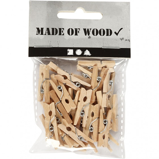 Mini Wasknijpers, 30st.