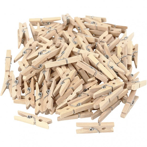 Mini Wasknijpers, 100st.