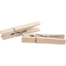 wasknijperset berkehout 4,8 x 0,6 cm 50 stuks