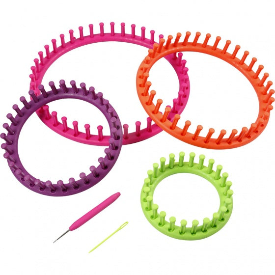 weefgetouwen kunststof 12-27 cm 6-delig