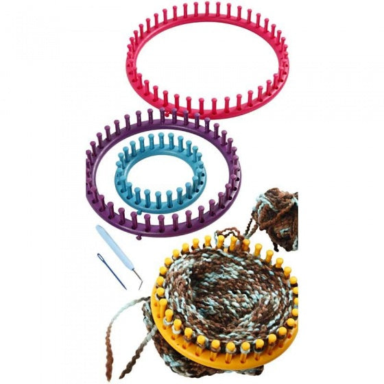 weefgetouwen kunststof 12-27 cm 6-delig