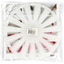 weefsjabloon mand 8 x 6 cm wit 10 stuks