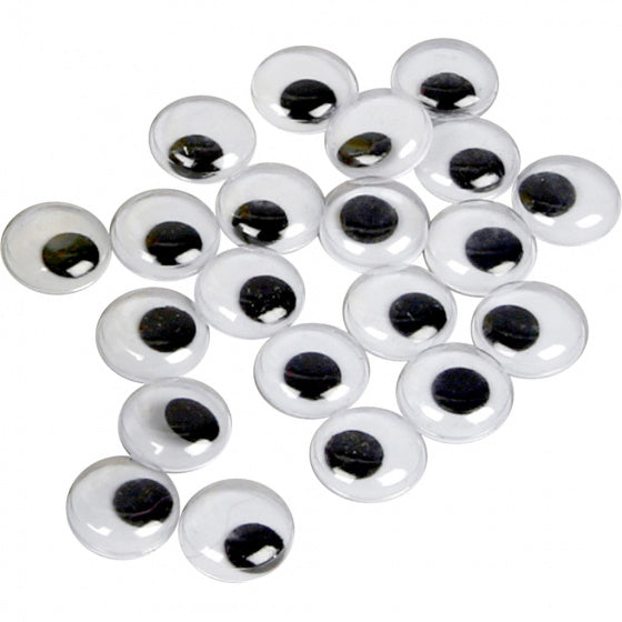 wiebelogen junior 14 mm zwart/wit 1000 stuks