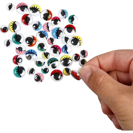 wiebelogen met wimpers junior 8-12 mm 30 stuks
