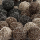 wolkralen 20 mm bruin 64 stuks