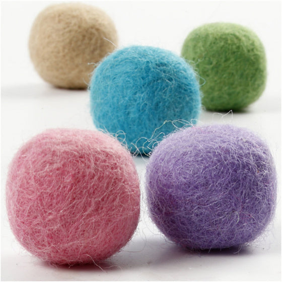 wolkralen 20 mm pastel 64 stuks
