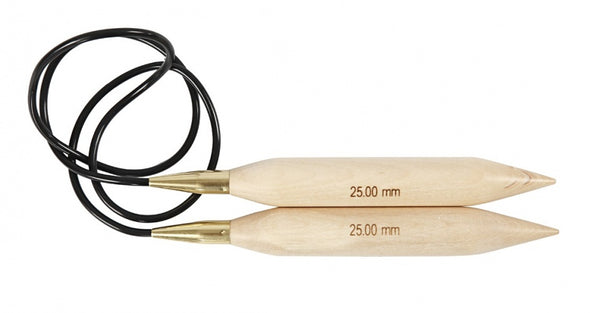 XL rondbreinaalden hout 25 mm 150 cm