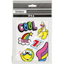 zachte stickers 'Cool Girl' 6 stuks