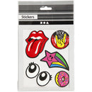 zachte stickers 'Rock Out' 5 stuks