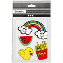 zachte stickers 'Summer Fun' 4 stuks