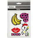 zachte stickers 'xoxo' 4 stuks