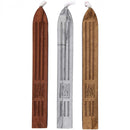 Zegel was goud/zilver/brons 10 cm 3 stuks