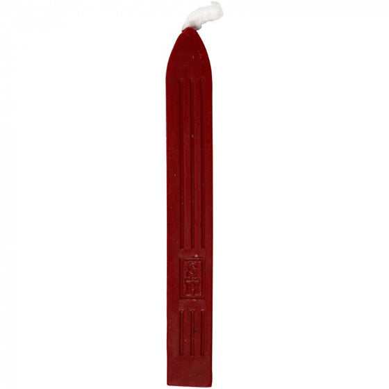 Zegel was rood 10 cm 3 stuks