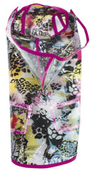 CROCI REGENJAS JAGUAR PRINT ROZE NAAD 25 CM