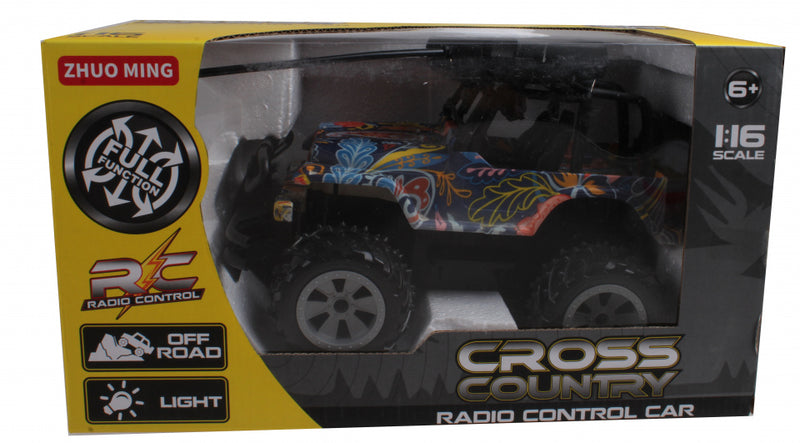 auto RC Zhuo Ming junior blauw/zwart 2-delig