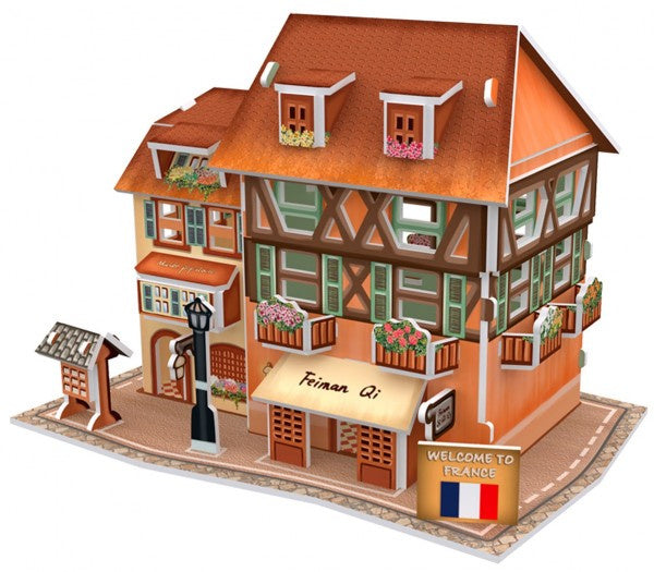 3D puzzel Fashion Shop France 16,5 cm foam 31 stukjes
