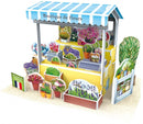 3D puzzel Flower Stall France 16,5 cm foam 37 stukjes