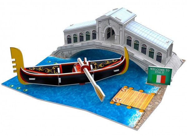3D puzzel Rialto Bridge Italy 16,5 cm foam 29 stukjes