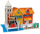 3D puzzel Wharf Italy 16,5 x 11,6 cm foam 19 stukjes