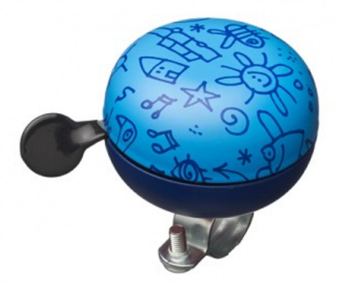 fietsbel Ding-Dong junior 60 mm blauw