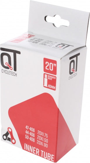 binnenband 20 inch (44/50-406) AV 40 mm zwart