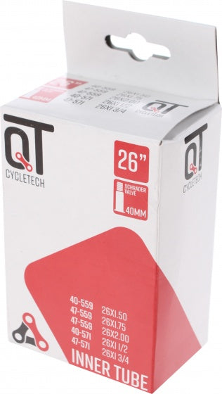 binnenband 26 inch (40/47-559/571) AV 40 mm zwart