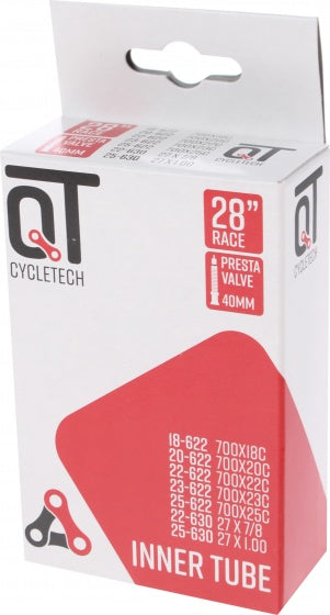 binnenband 27/28 inch (18/25-622/630) FV 40 mm zwart