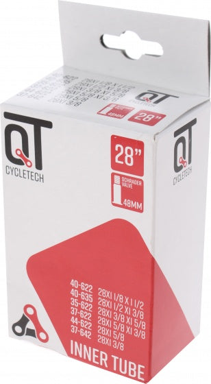 binnenband 28 inch (35/44-622) AV 48 mm zwart