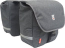 dubbele fietstas Tauri 30 liter grijs