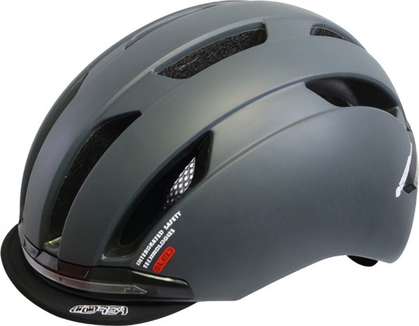 fietshelm Urban Flux unisex grijs maat 58-61 cm