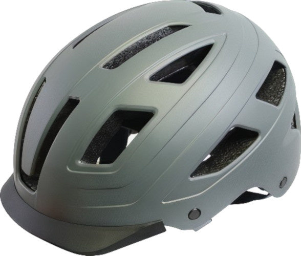 fietshelm Urban Style unisex grijs maat 54-58 cm