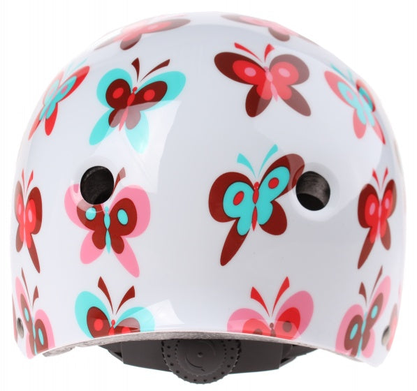 fietshelm Xcool 2.0 Butterfly wit maat 48/54 cm