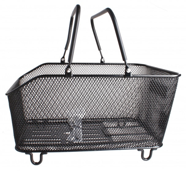 fietsmand Aosta 2.0 achter 33,5 liter zwart