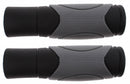 handvatten 125 mm rubber zwart/grijs per set