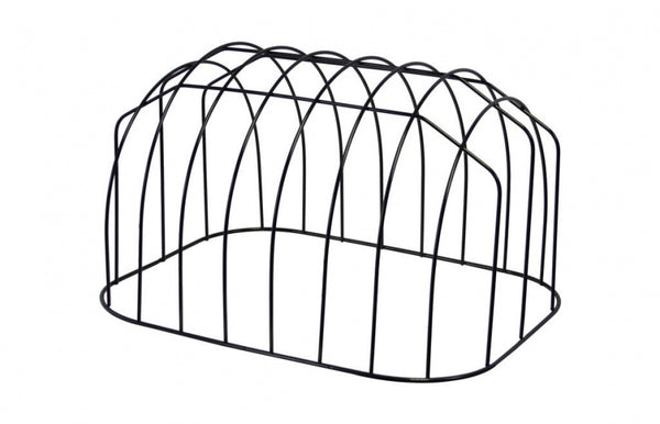 hondenmand-koepel 38 x 28 x 21 cm zwart