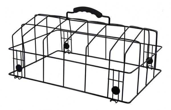 hondenmandkoepel Padua 38 x 31 x 18 cm zwart