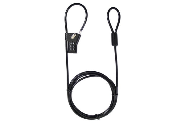 kabelslot cijfercombinatie 2000 x 4,8 mm zwart