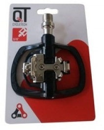 klikpedalen set SPD Combi 9/16 inch zwart