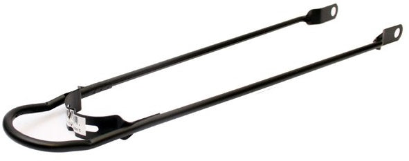 Spatbordstang 28" Tour met Bumper  Mat-Zwart