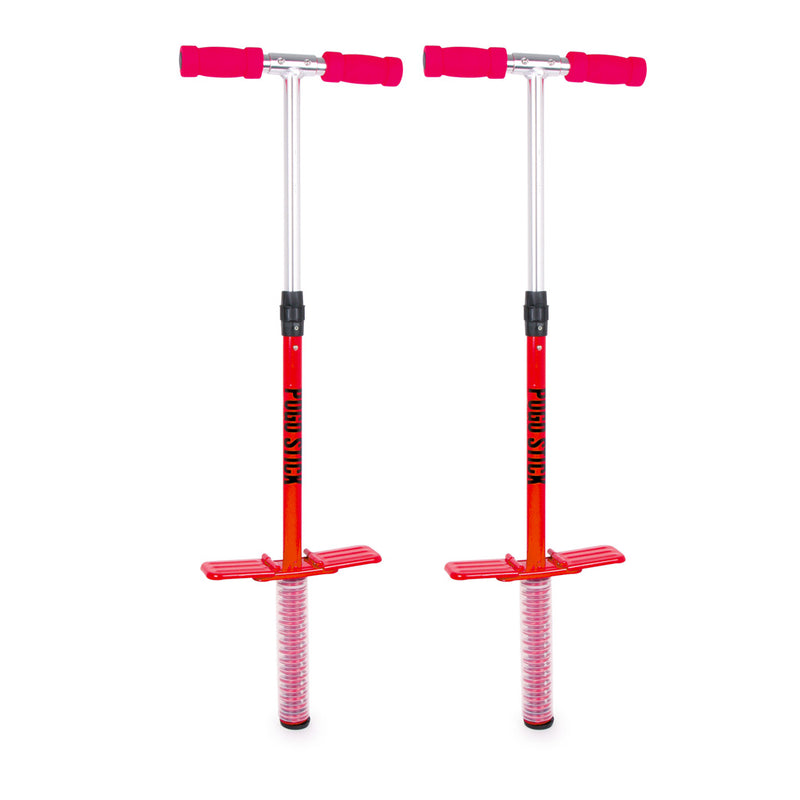 Duo Set: Small Foot Pogo Stick Variable Rood - Dubbel Springplezier voor Kinderen!
