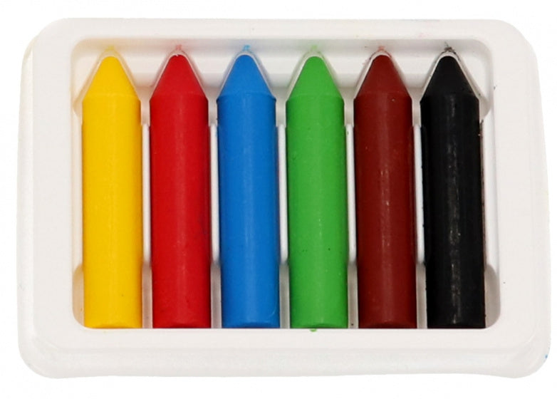 waskrijten Alpino junior wax 6 stuks