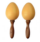 maracas Mini Steel junior 11 cm oranje 2 stuks