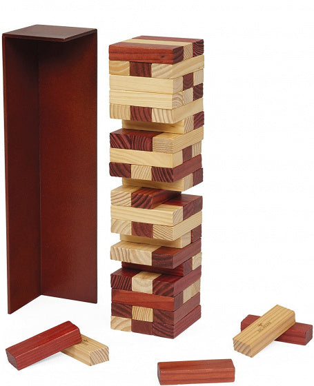 behendigheidsspel stapeltoren Jenga hout 61-delig