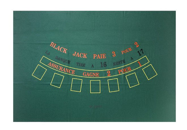 speelkleed Black Jack 90 x 130 cm wol groen
