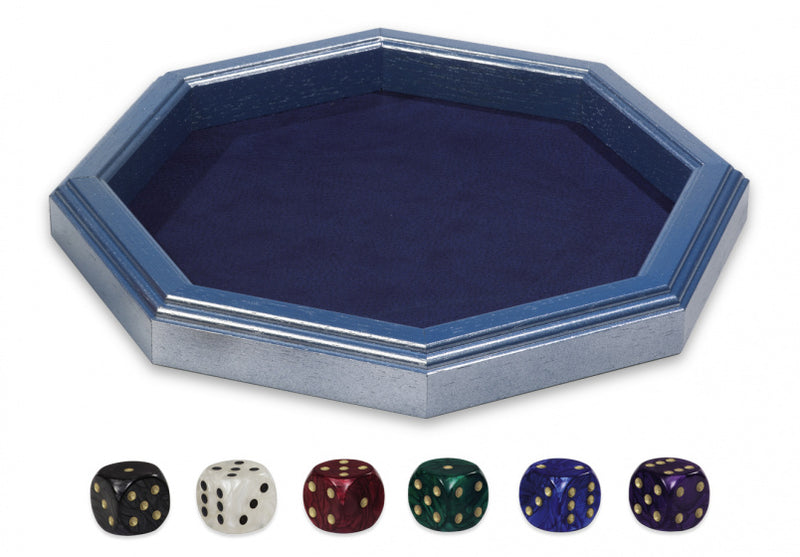 dobbelbak 28,5 x 28,5 cm blauw 7-delig
