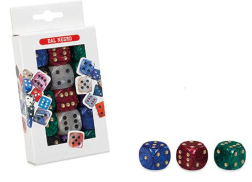 dobbelsteenset 2,2 cm 15 stuks