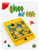 ganzenbord 25 x 19,5 cm geel 9-delig