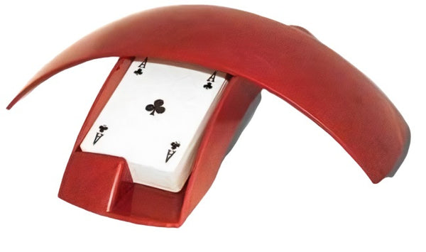 kaartbox 25 x 10 cm rood 3-delig
